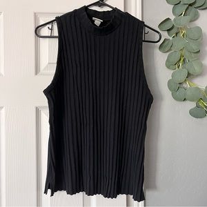 A New Day Mock Neck Ribbed Tank